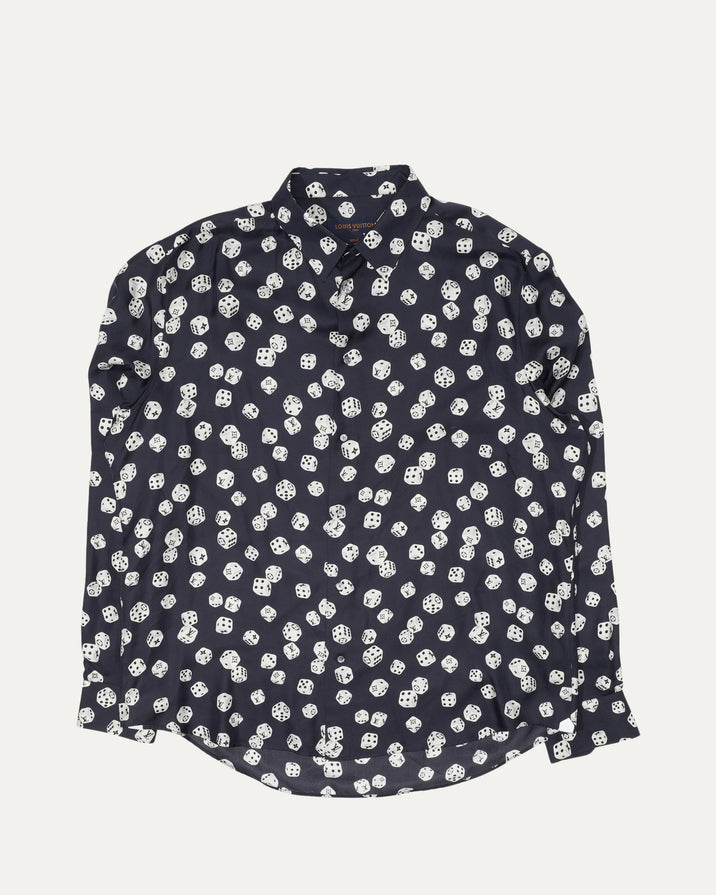 Dice Monogram Silk Shirt