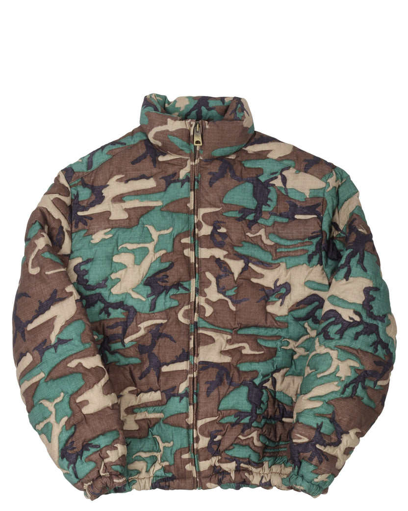 Down Filled Camouflage Puffer Jacket