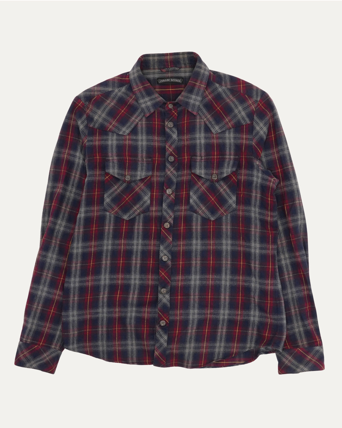 Cross Patch Vine Button Flannel Shirt