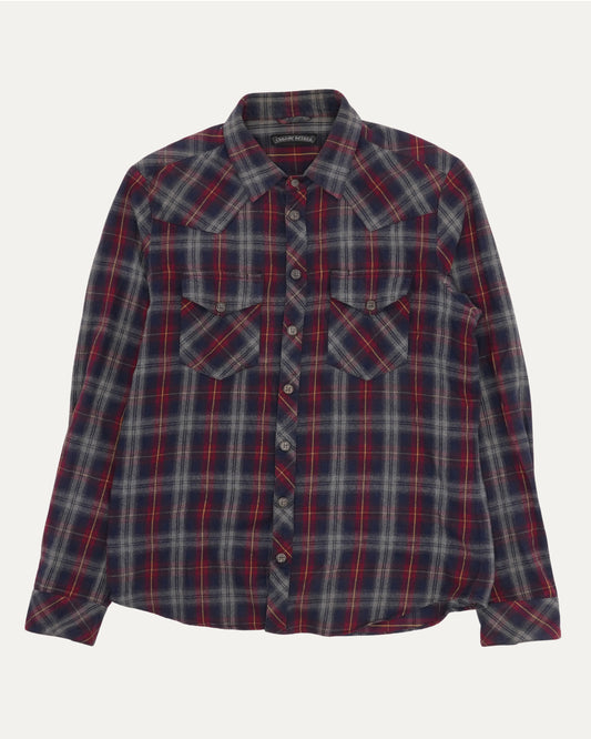 Cross Patch Vine Button Flannel Shirt