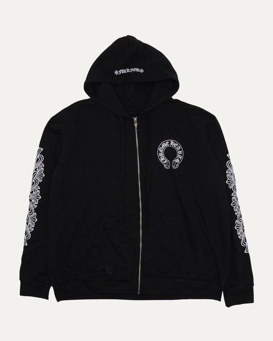Horseshoe Logo Zip Up Hoodie