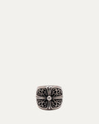 Oval Cross Ring