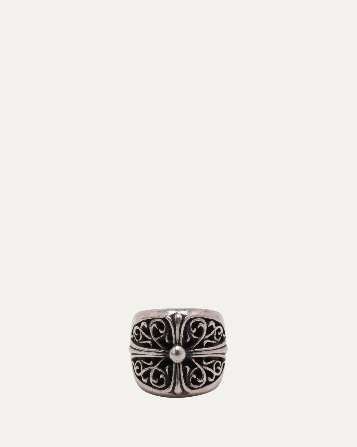 Oval Cross Ring