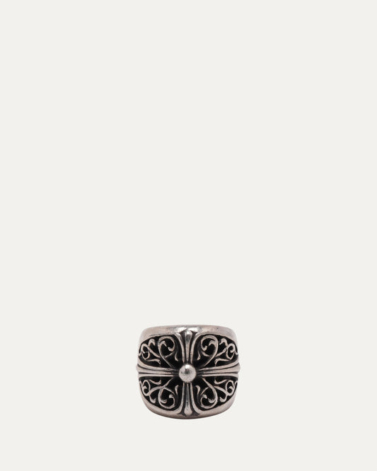 Oval Cross Ring