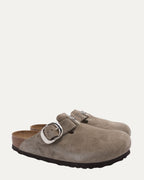 Dagger Embellished Birkenstock Boston Suede Mule