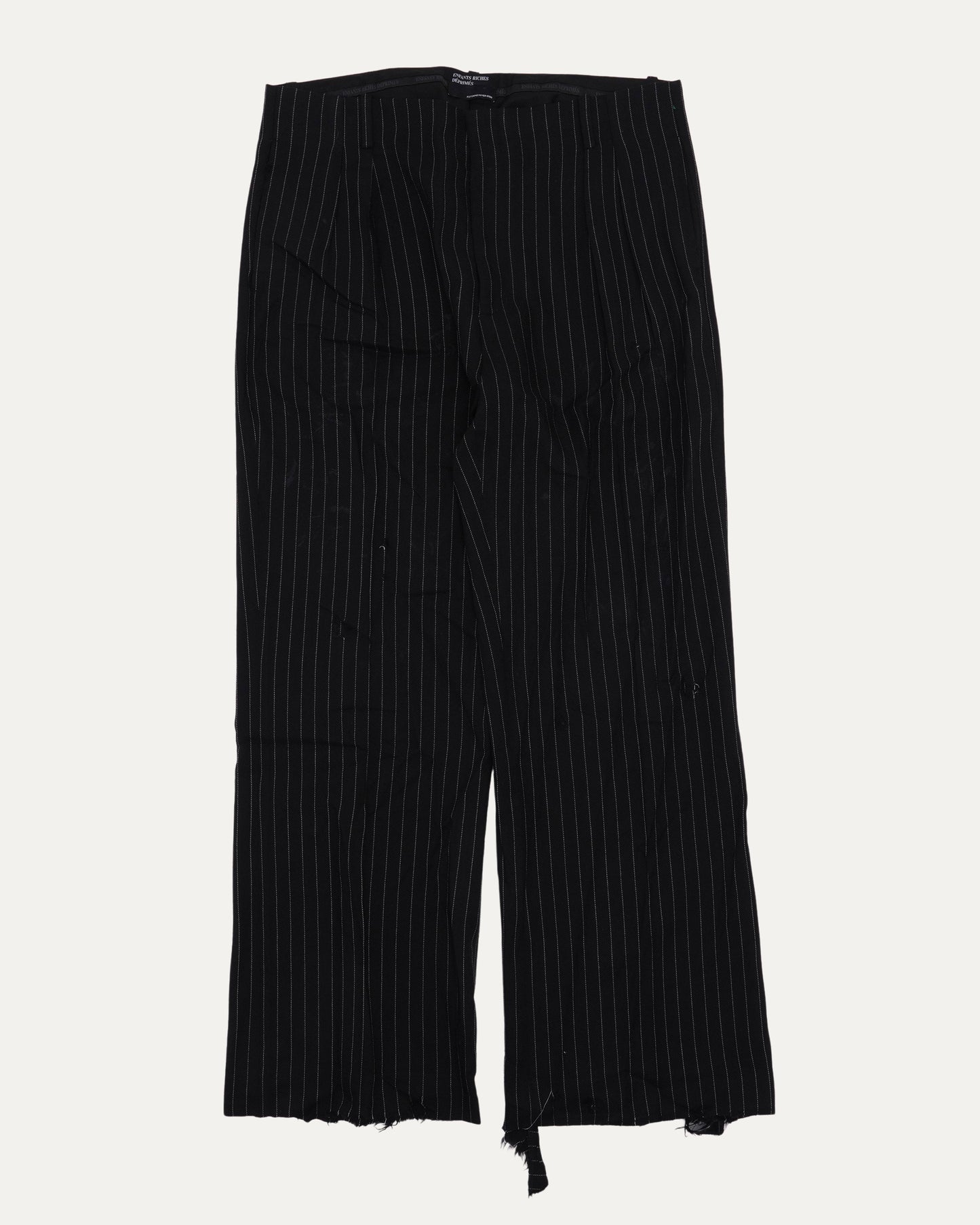Pinstripe Flare Trousers