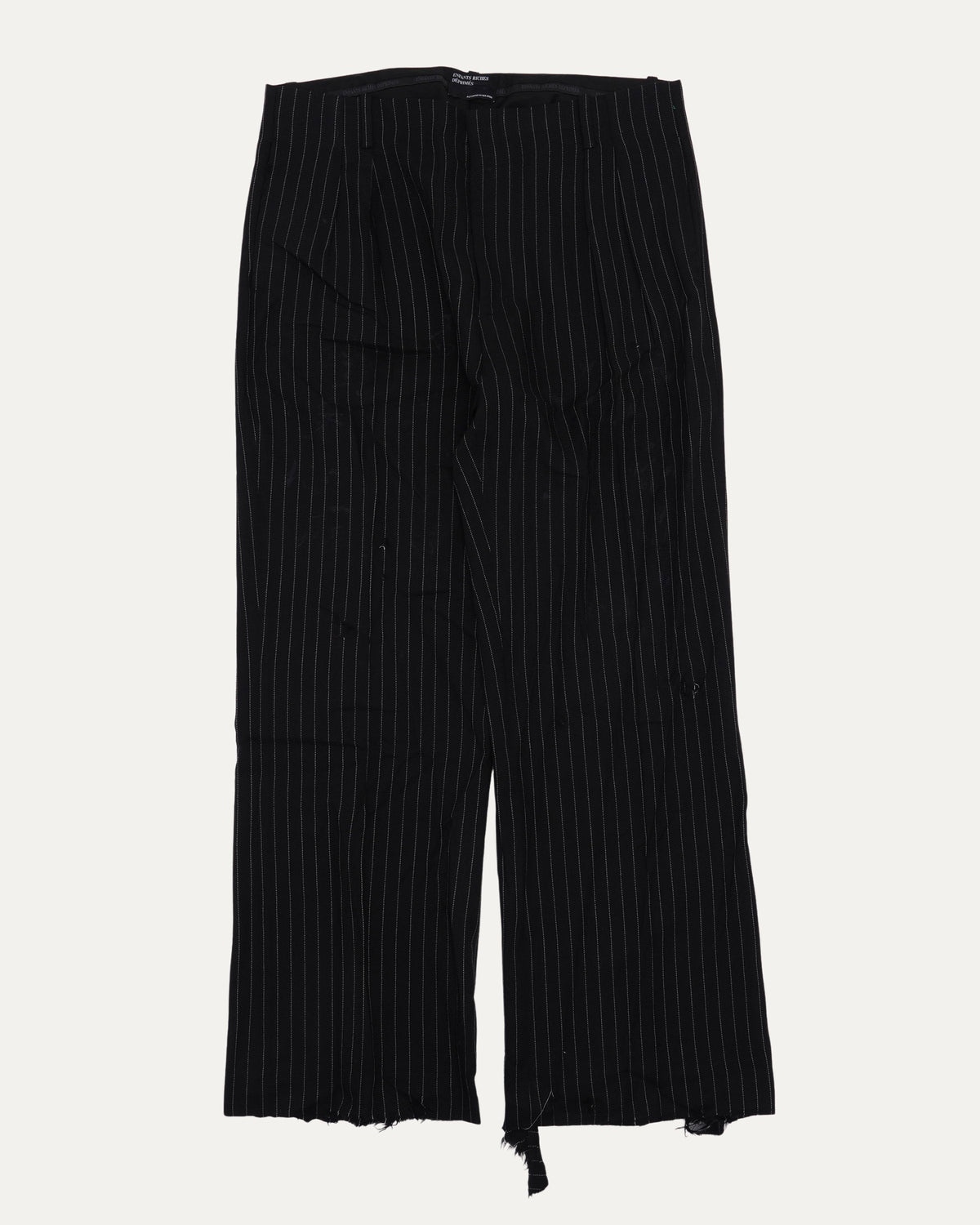 Pinstripe Flare Trousers