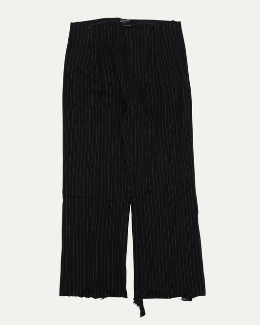 Pinstripe Flare Trousers