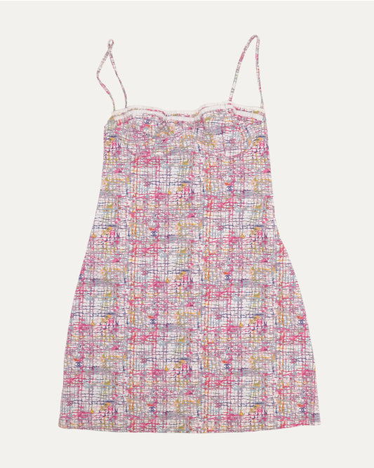Watercolor Balconette Dress