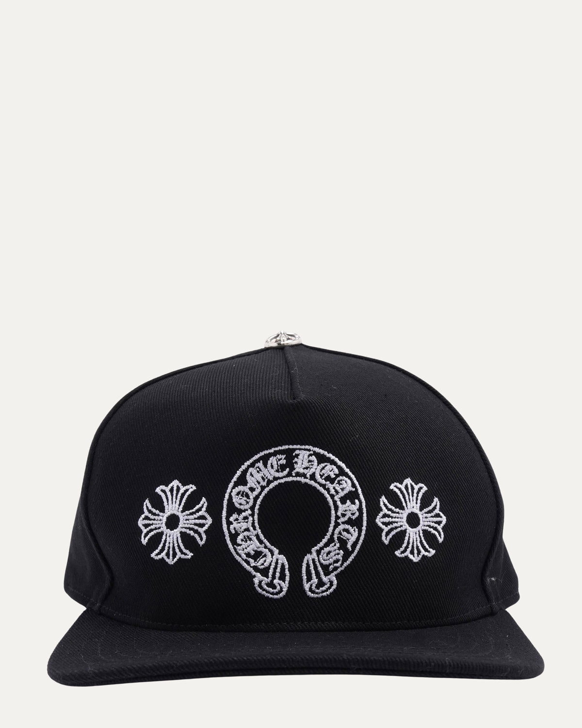 Embroidered Horseshoe Logo and Plus Cross Hat