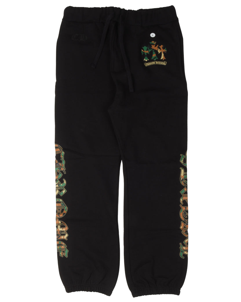 Camouflage Cemetery Cross Sweatpants