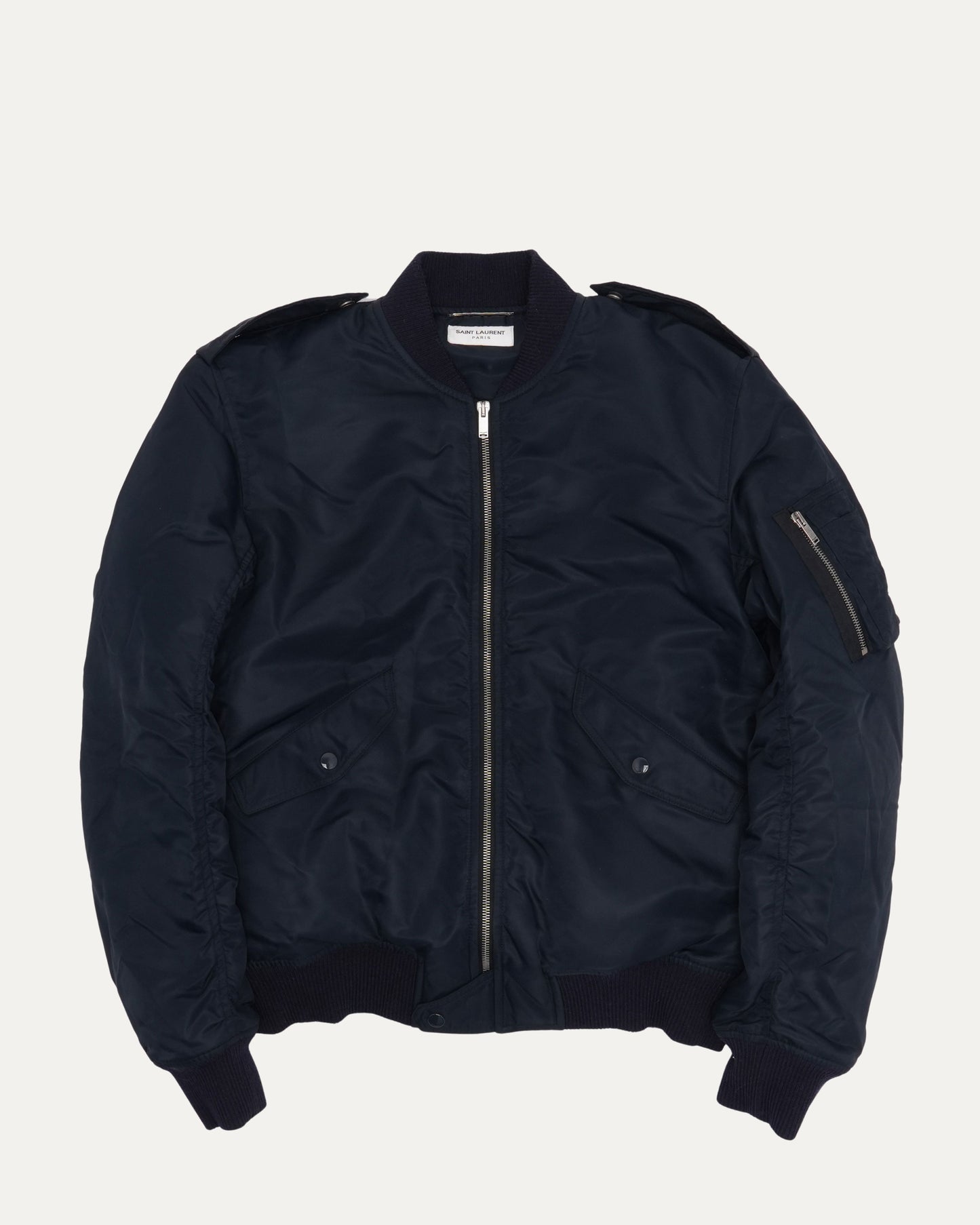 Nylon Bomber Jacket
