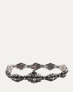 Floral Cross Link Bracelet
