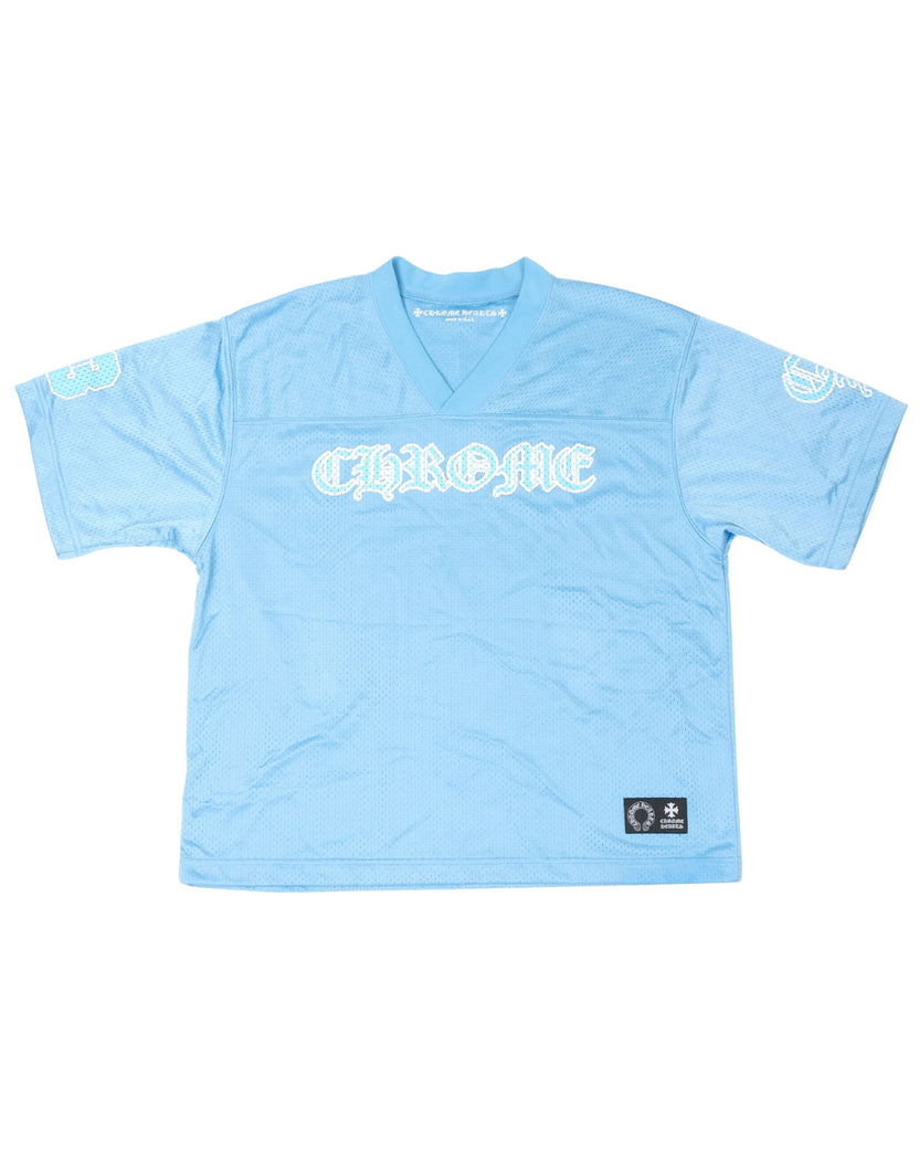 Supreme Mesh Baseball Jersey Blue Size M