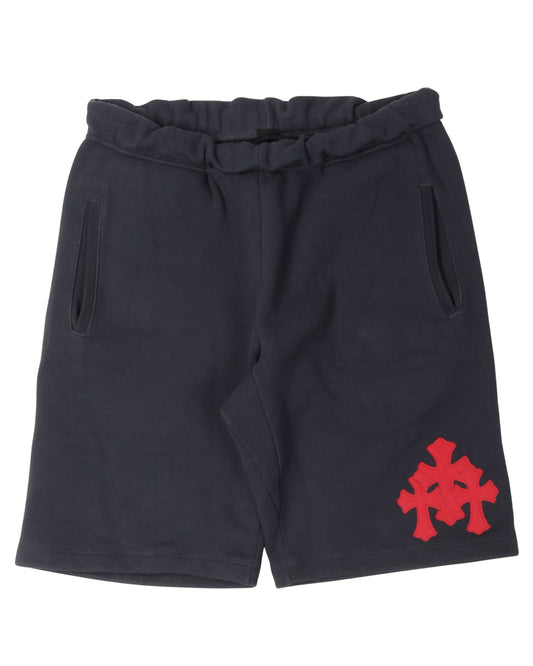 Paper Jam Cemetery Cross Sweatshorts