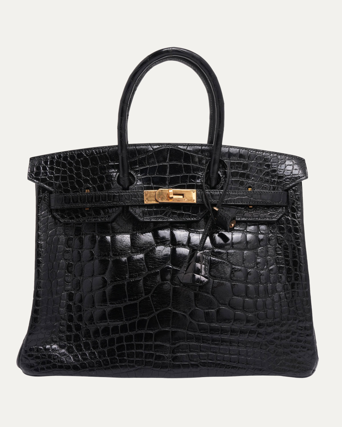 Shiny Porosus Crocodile Birkin 35