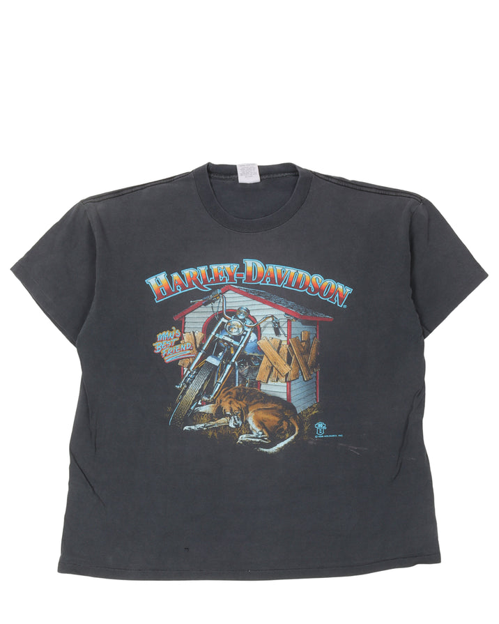 Harley Davidson Man Best Friend T-Shirt