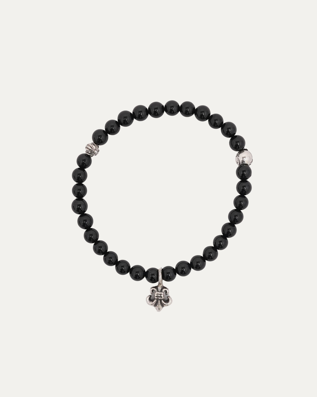 Fleur Onyx Bead Bracelet