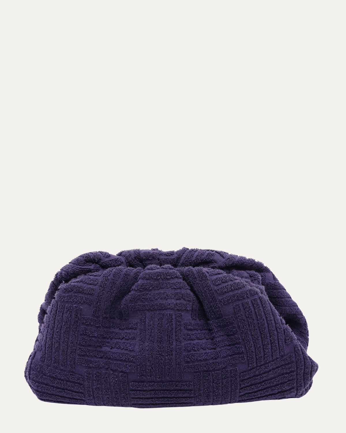 Terry Cloth Pouch Clutch