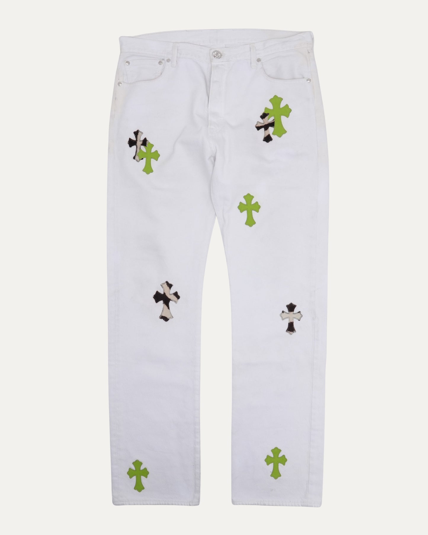 Levis 501 Cross Patch Jeans