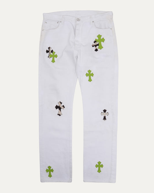 Levis 501 Cross Patch Jeans