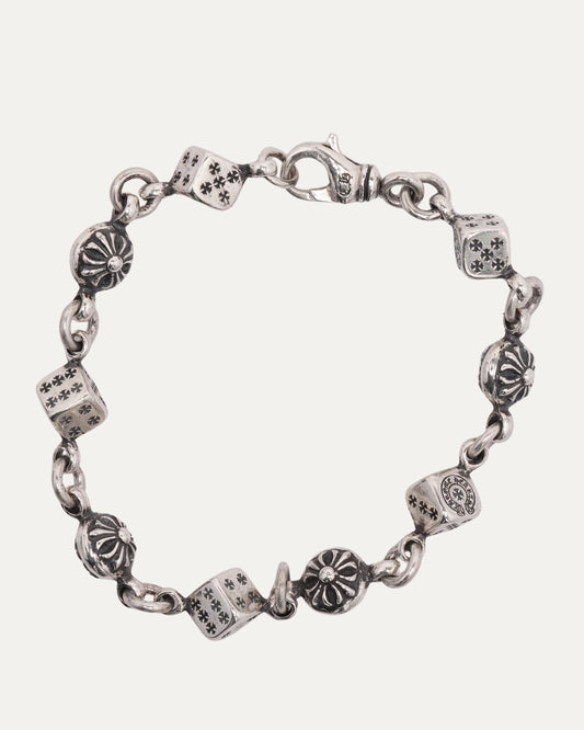 Dice and Plus Ball Bracelet