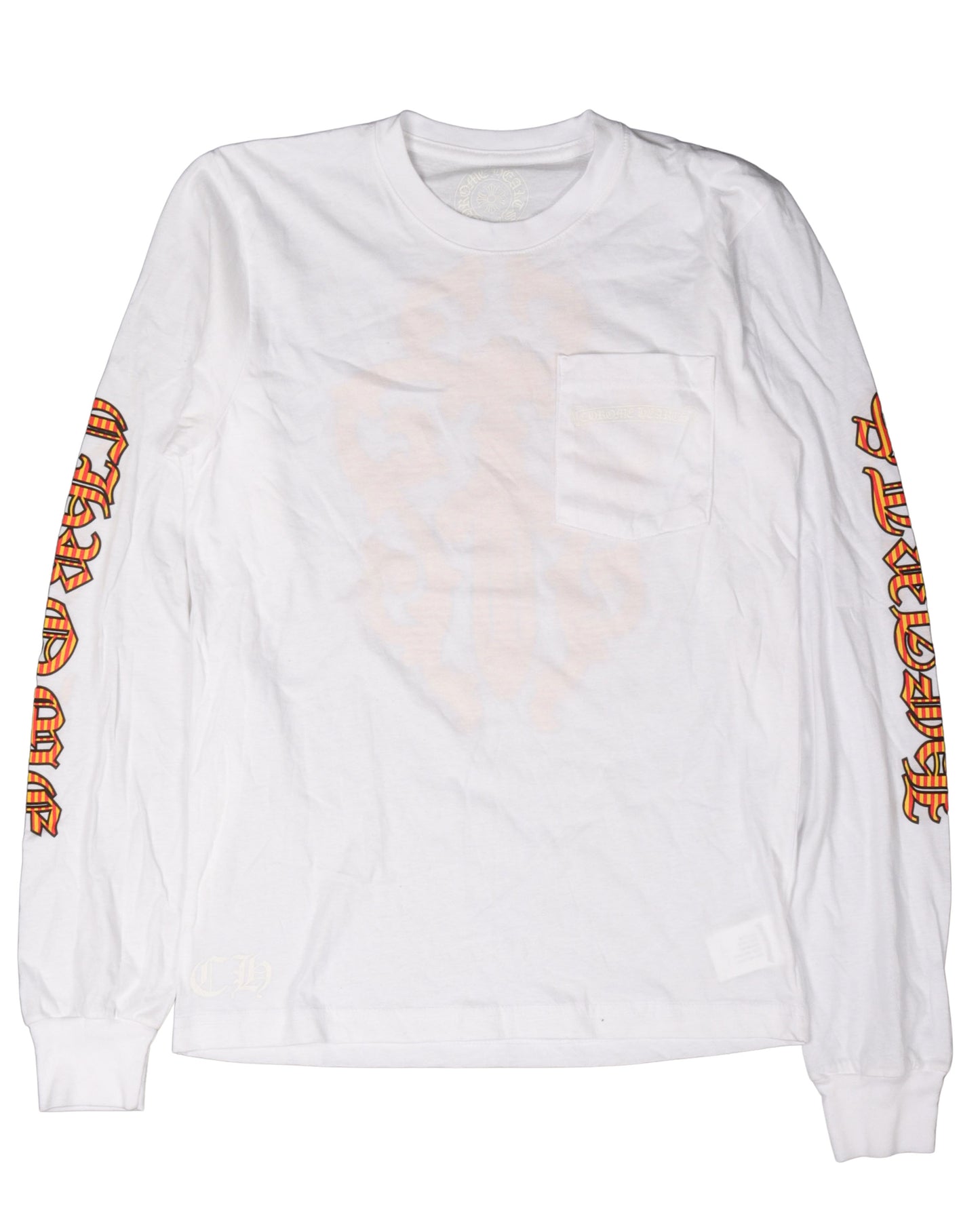 Long Sleeve Stripped Pocket T-Shirt