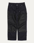 Nylon and Leather Double Knee Carpenter Pants
