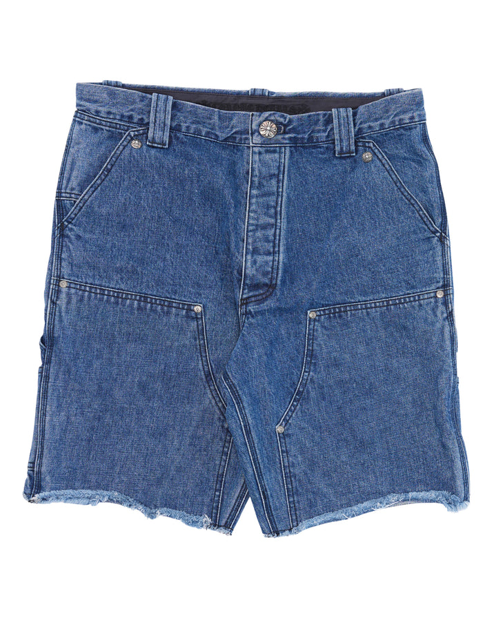 Double Knee Jean Shorts