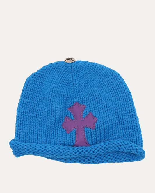 Cross Patch Cashmere Beanie