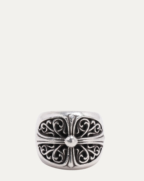 Chrome Hearts Large Oval Cross Ring – Justin Reed