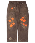 Vegas Exclusive Carhartt Star Patch Double Knee Carpenter Pants