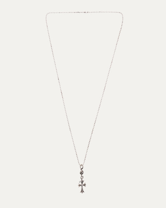 Small Cross and Plus Ball Pendant with Ball Chain