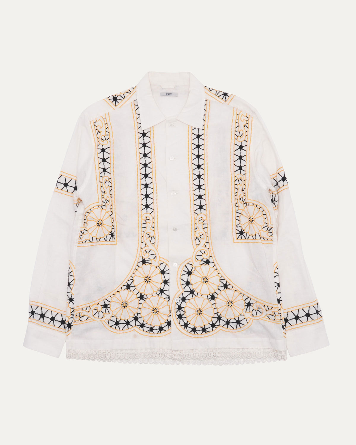 Embroidered Linen Shirt