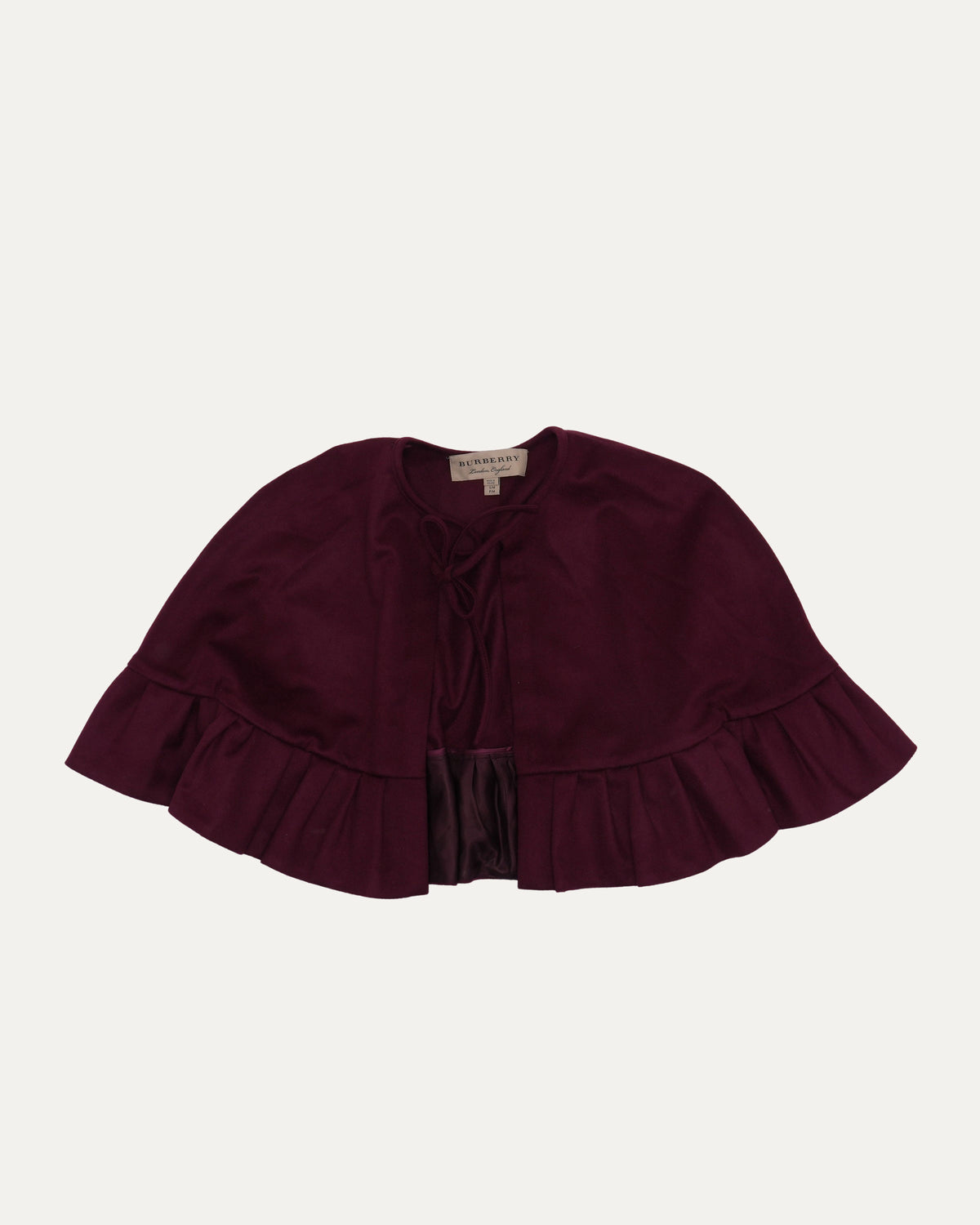 Cashmere Oxblood Cape