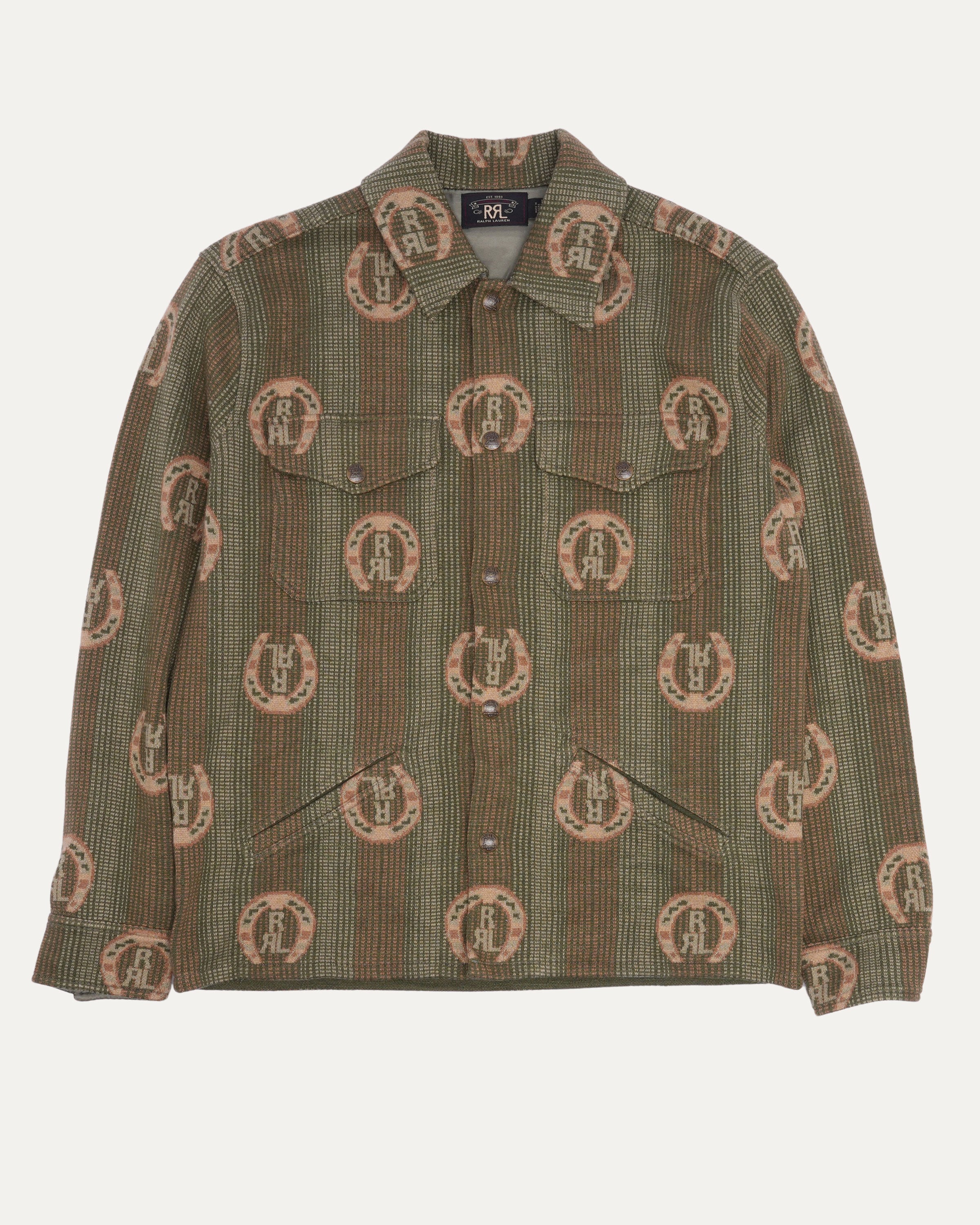 Horseshoe Jacquard Knit Shirt