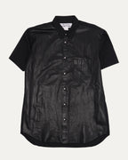 Comme des Garcons Leather Panel Shirt