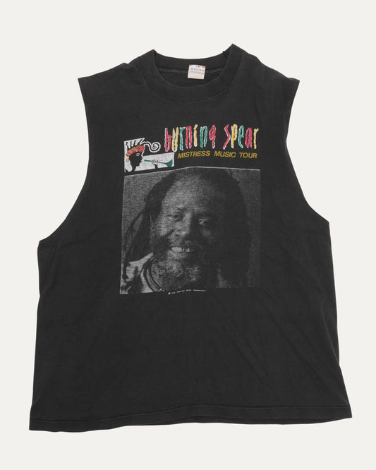 Burning Spear Mistress Music 1988 Tour Cut-Off T-Shirt