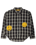 Smiley Face Plaid Shirt