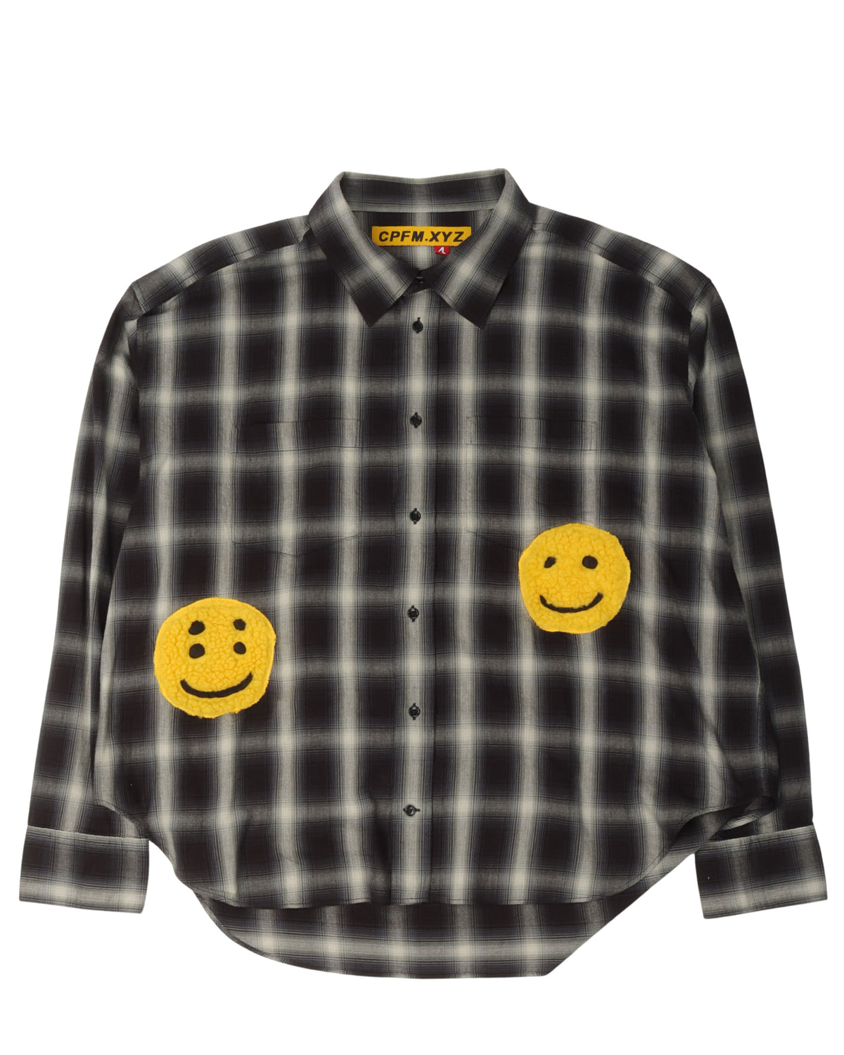Smiley Face Plaid Shirt