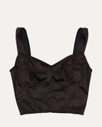 Satin Bustier Top