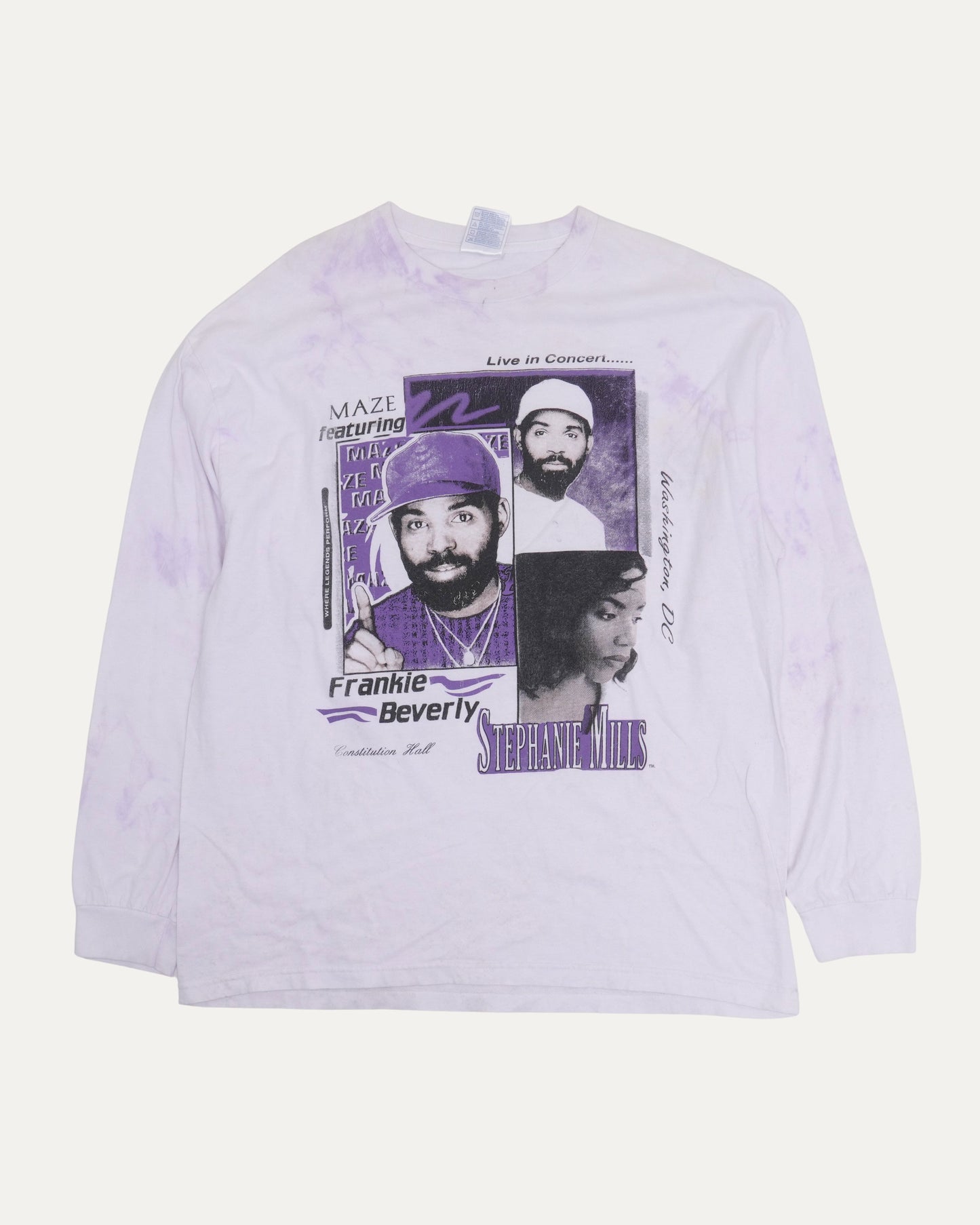 Tie Dye Maze Frankie Beverly Long Sleeve T-Shirt