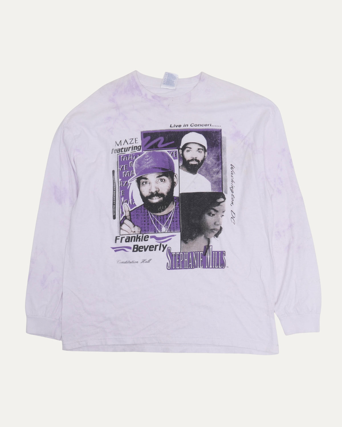 Tie Dye Maze Frankie Beverly Long Sleeve T-Shirt
