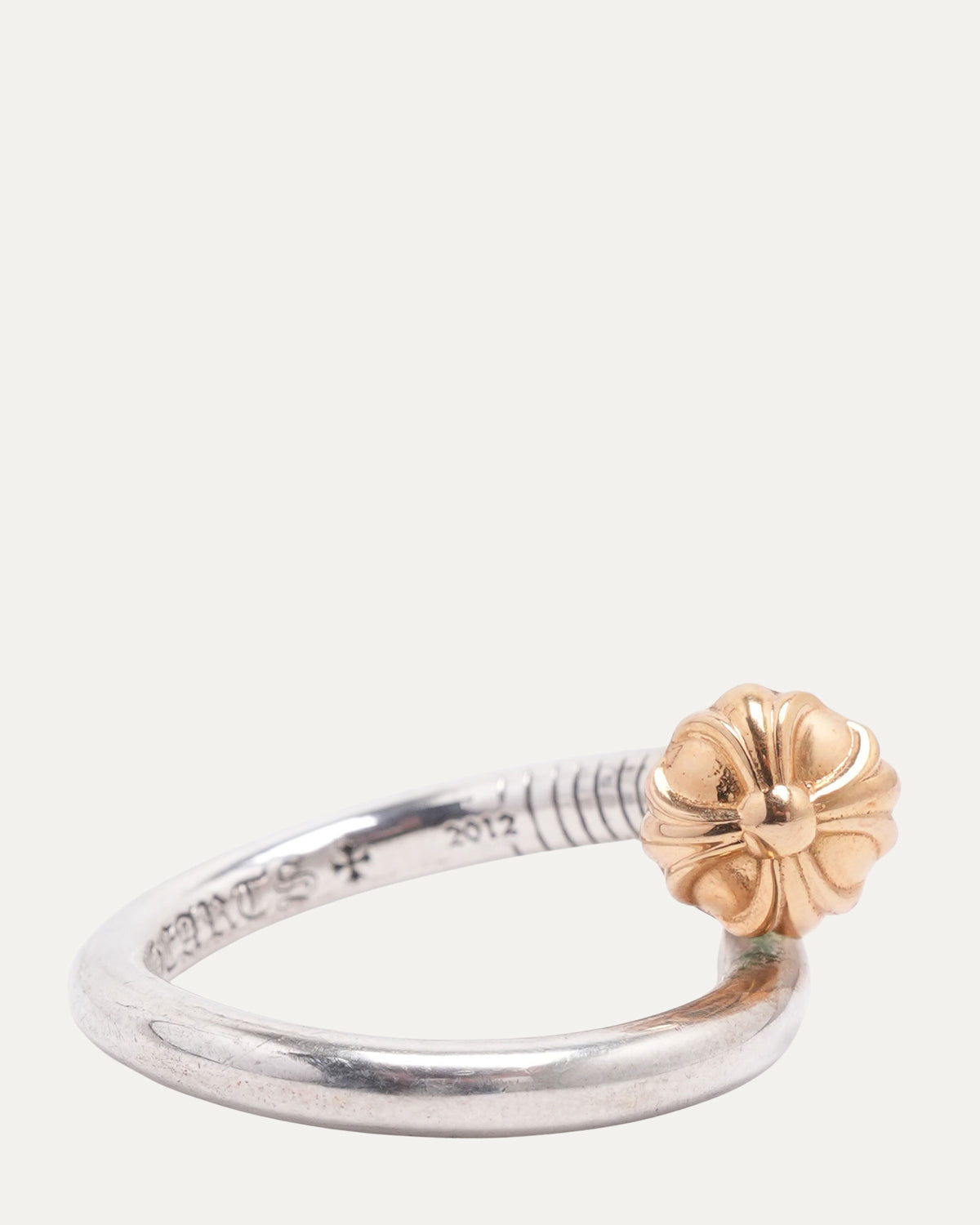 Gold and Silver Nail Ring