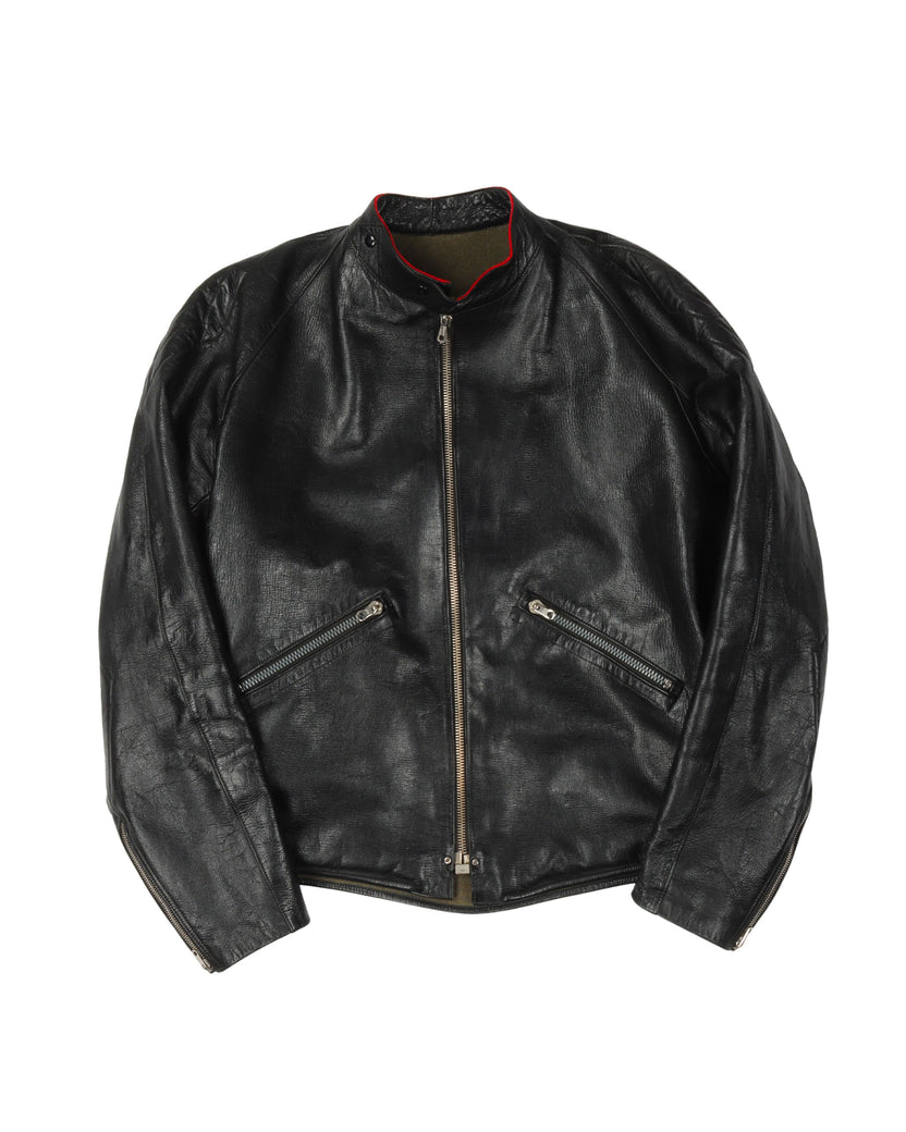 1960s Litex Sport Cafe Racer Leather Jacket