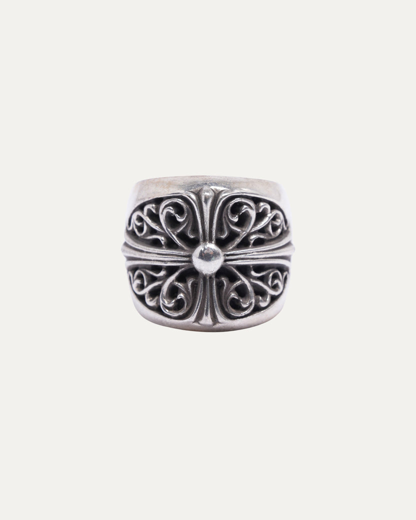 Oval Cross Ring