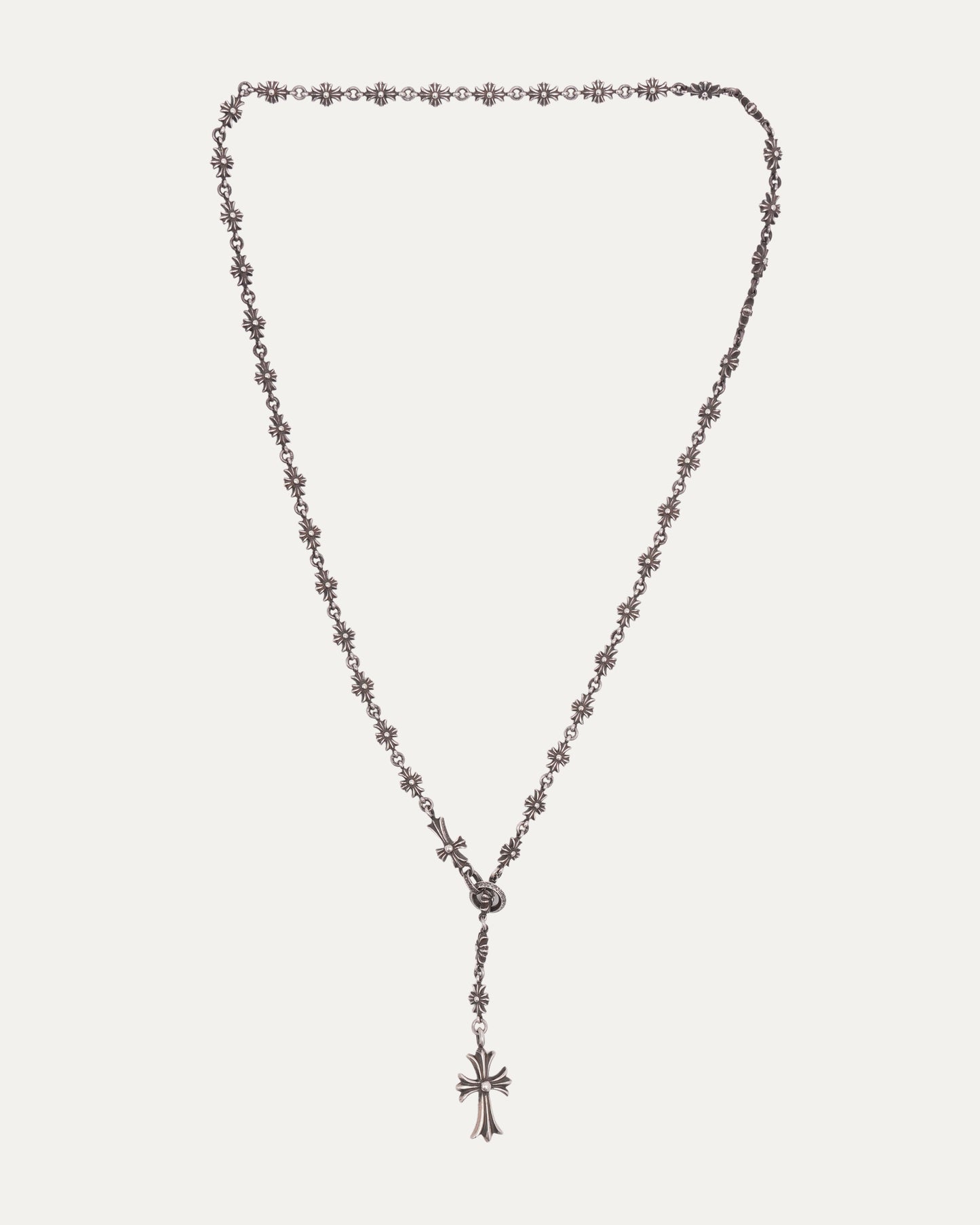 Tiny E Choke Chain Necklace