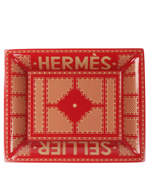 HERMÈS SELLIERシュープリーム トレイ Hermes Sellier Change Tray – Justin Reed
