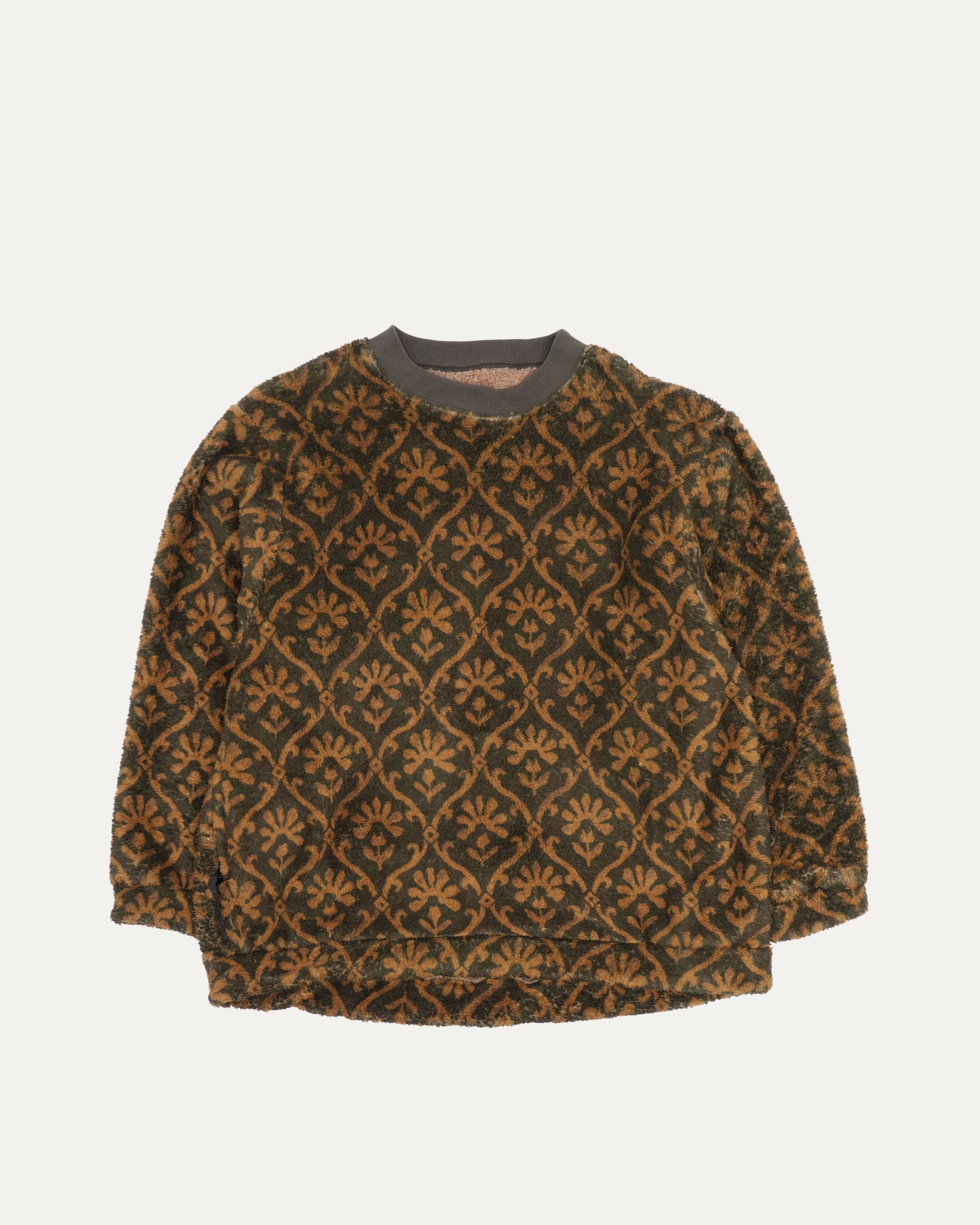 Yosemite Arabesque Pattern Fleece Pullover