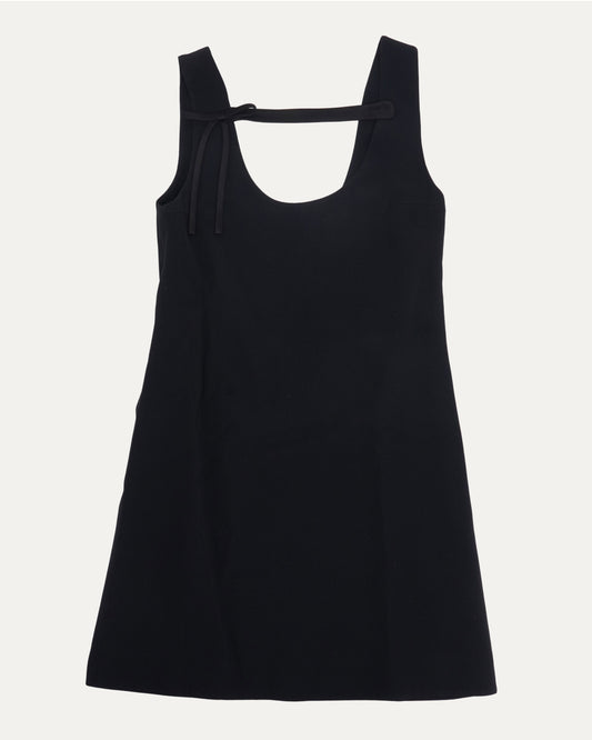 Sleeveless Mini Dress with Chest Strap